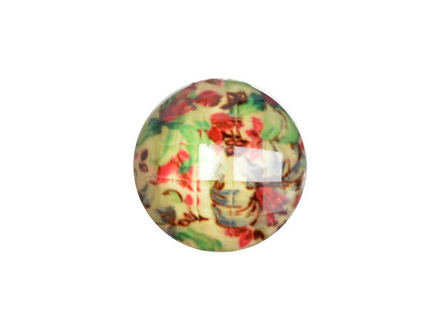 Živicový brúsený kabošon 22mm