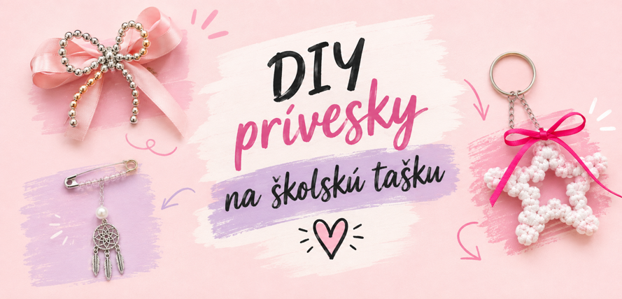 DIY prívesky na školskú tašku
