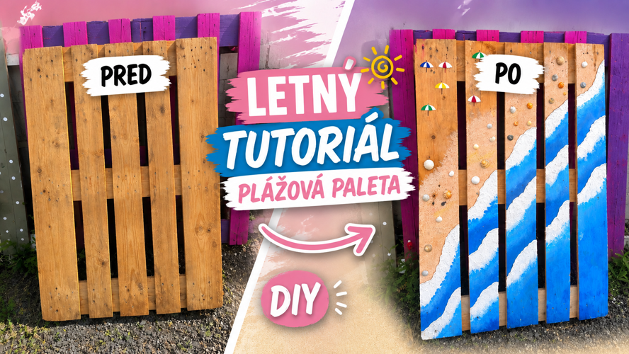 Letná plážová paleta s fiber pastou