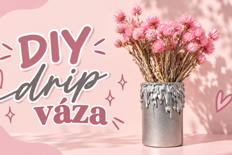 DIY drip váza
