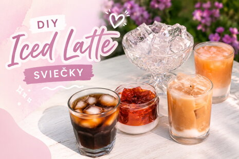 DIY Iced Latte sviečk