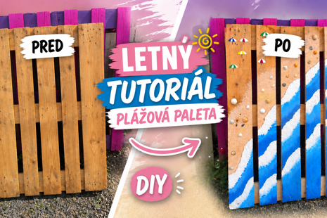 Letná plážová paleta s fiber pastou