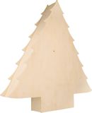 Drevený advetný kalendár ARTEMIO 45cm - vianočný strom