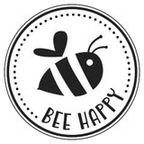 Pečiatka s drevenou rúčkou - Bee Happy