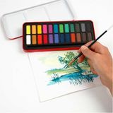 Akvarelové farby Colortime 24ks