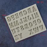 Silikónová odlievacia forma - ozdobná abeceda