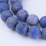 Minerálne korálky 6mm - lapis lazuli 20ks - tmavomodré