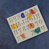 Silikónová odlievacia forma - ozdobná abeceda