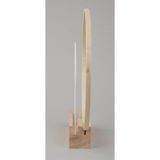 Drevený stojan na bambusové alebo kovové kruhy - lapače
