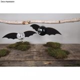 Detská kreatívna Halloweenska sada - svietiace netopiere
