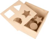 Drevená didaktická hračka ARTEMIO - poznávanie tvarov
