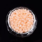 Korálky Rokajl 3mm 20g - perleťové lososové