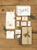Transparentný papier A4 - 5 vianočných bielych motívov - 10ks