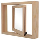 Otočný drevený rám ARTEMIO - 22x18cm