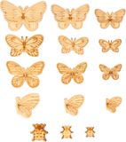 Dýhové výrezy 21ks - motýle