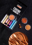 Rub-on pigmentový prášok Pentart - CHROME - bronzový