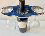 Silikónová odlievacia forma polodrahokam - set na víno