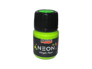 Akrylová farba neónová 30ml - zelená