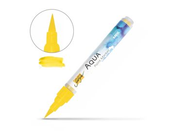 Akvarelové pero so štetcovým hrotom AQUA SOLO GOYA KREUL - kadmiové žlté