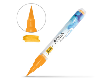 Akvarelové pero so štetcovým hrotom AQUA SOLO GOYA KREUL – oranžové