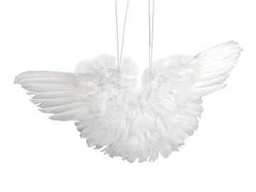 Anjelské krídla z peria - 7cm