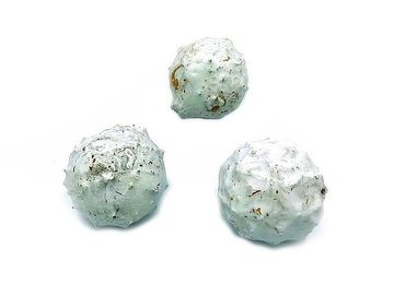 Aranžérske orechy DINO 3ks - pastelové sivé