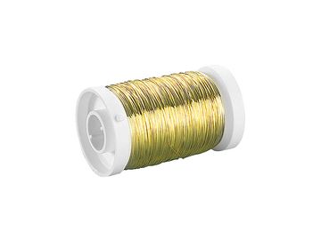 Aranžérsky drôt 0,3mm 80m - zlatý