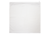 Bavlnená obliečka na vankúš so zipsom 40x40cm - biela