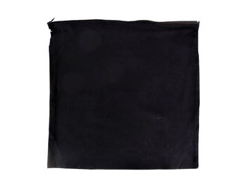 Bavlnený poťah na vankúš so zipsom 40x40cm - čierny