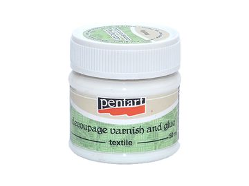 Decoupage lepidlo s lakom na textil PENTART - 50 ml