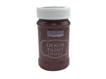 Dekor Paint Chalky - kriedová vintage farba 100ml - gaštanová hnedá