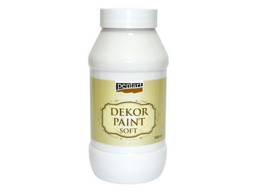 Dekor Paint Soft - kriedová vintage farba 1000ml - biela