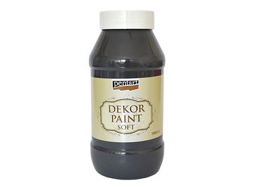Dekor Paint Soft - kriedová vintage farba 1000ml - čierna