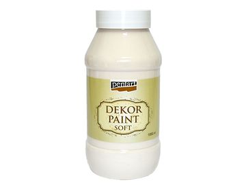 Dekor Paint Soft - kriedová vintage farba 1000ml - krémová biela