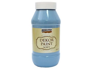 Dekor Paint Soft - kriedová vintage farba 1000ml - ľanová modrá