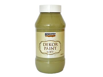 Dekor Paint Soft - kriedová vintage farba 1000ml - oliva