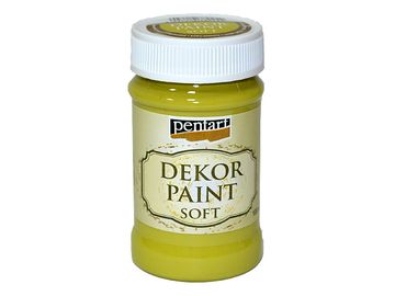 Dekor Paint - kriedová vintage farba 100ml - žltkastá zelená