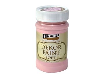 Dekor Paint Soft - kriedová vintage farba 100ml - vintage ružová - čerešňová