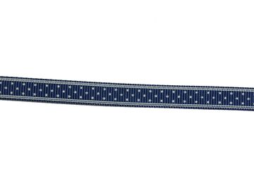 Dekoračná stužka 9/10mm - hviezdičky - modrá