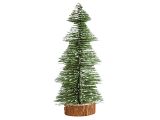 Dekoračný zasnežený vianočný stromček 25cm