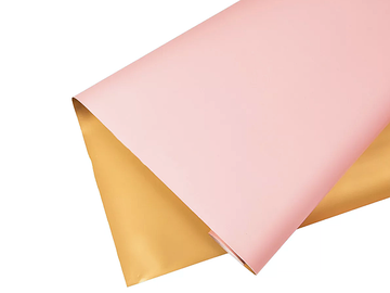 Deluxe baliaci papier 58cm 10m obojstranný - púdrovo zlatý