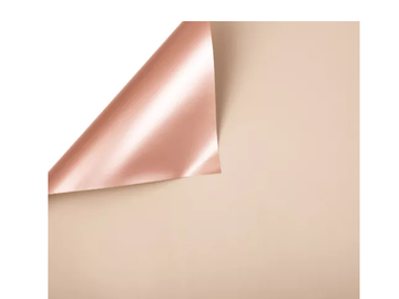 Deluxe baliaci papier 58cm 10m obojstranný - rosegold béžový