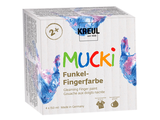 Detské prstové farby KREUL Mucki 4x150ml - metalické