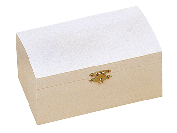 Drevená krabička 16,5x10x8cm - oblá