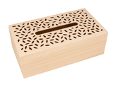 Drevená krabička ARTEMIO box na servítky so vzorovaným poklopom