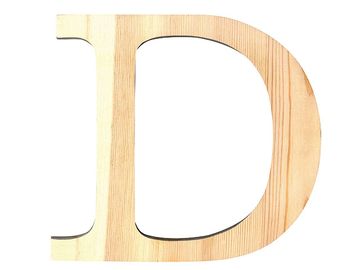 Drevené písmeno 11,5cm - D