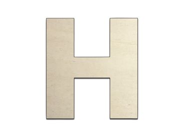 Drevené písmeno - H