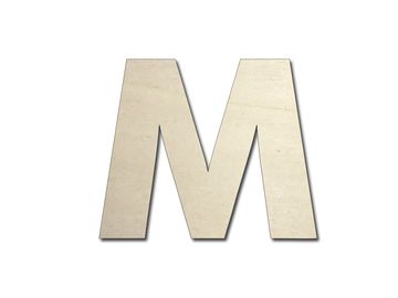 Drevené písmeno - M