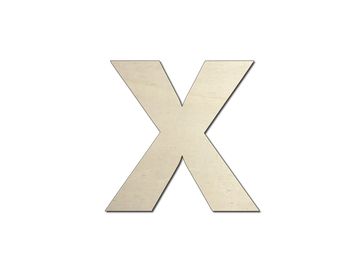 Drevené písmeno - X