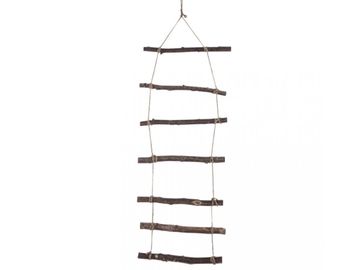 Drevený palicový viazaný rebrík 96cm závesný